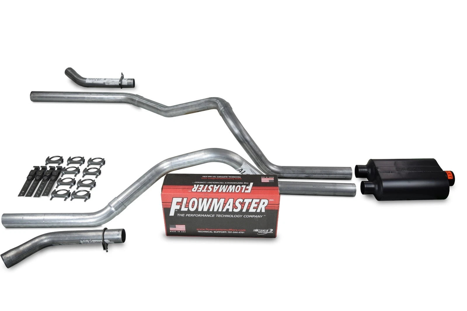 2.5" Dual Exhaust Kit for Dodge Ram 1500 (2009–2018) Flowmaster Super 40