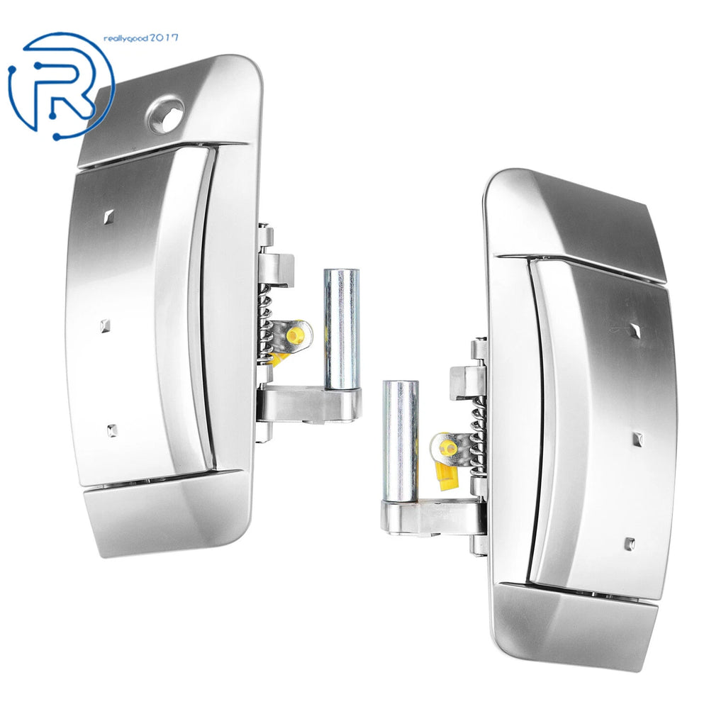 Set of 2 Silver Door Handles for Nissan 350Z (2003–2009)