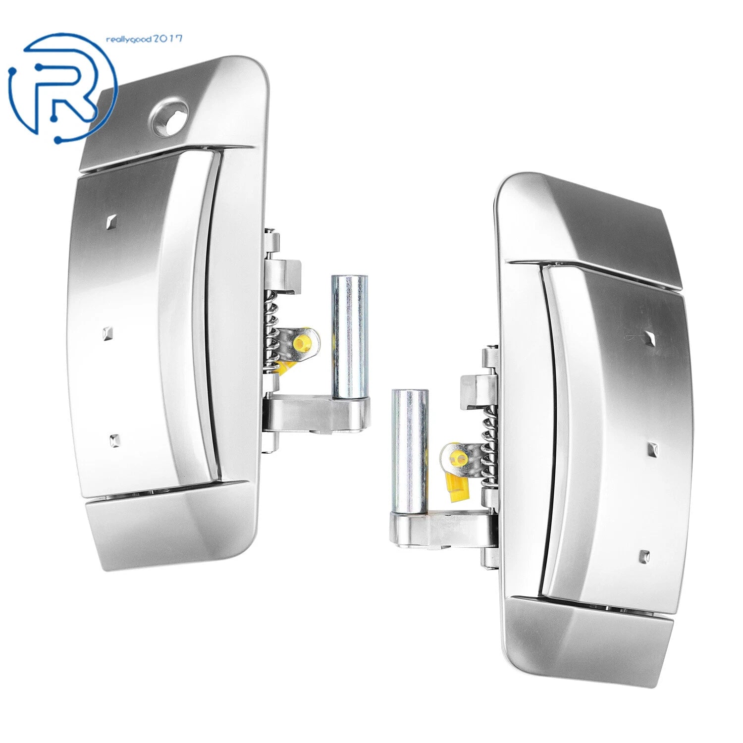 Set of 2 Silver Door Handles for Nissan 350Z (2003–2009)