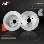 Drilled Brake Rotors & Ceramic Pads for Subaru Outback