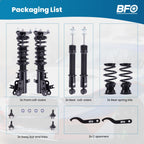 Coilover Suspension Struts Shocks Kit for Honda Civic (2012-2015)