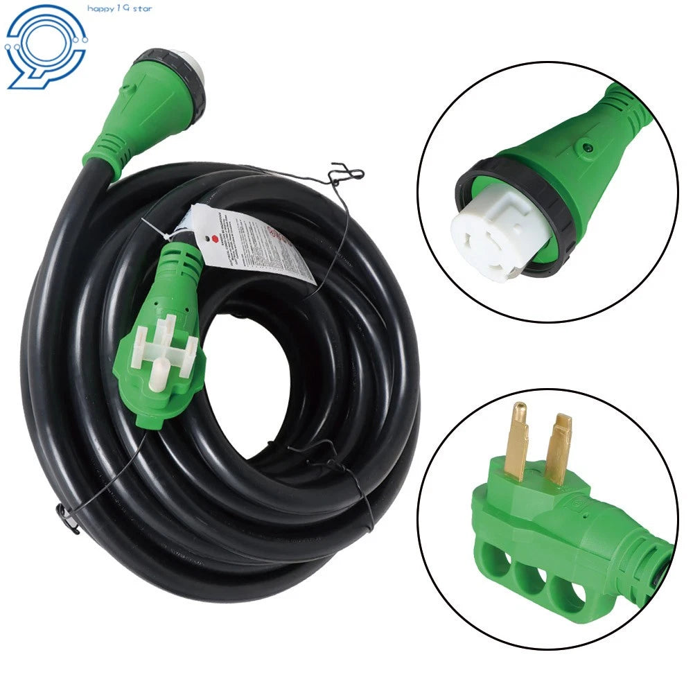 50 Amp RV Extension Power Cord for Generator (15/25/50 Ft)