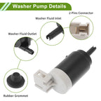 Windshield Washer Pump w/Grommet for Nissan Micra (1992–2003) No. 289200F003