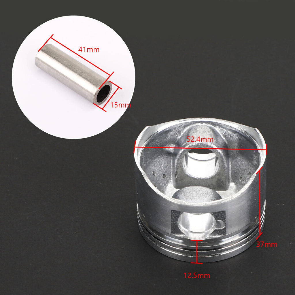Piston Ring Pin Clip Kit Std 52.40mm for Yamaha BWS Zuma Cygnus X 125 (2004–2020)
