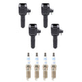 Set of 4 Ignition Coils & Spark Plugs for GMC Canyon Colorado