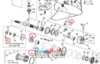Propeller Oil Seal & O-Ring Gasket Set for Johnson/Evinrude/OMC (18-2002, 18-7133)