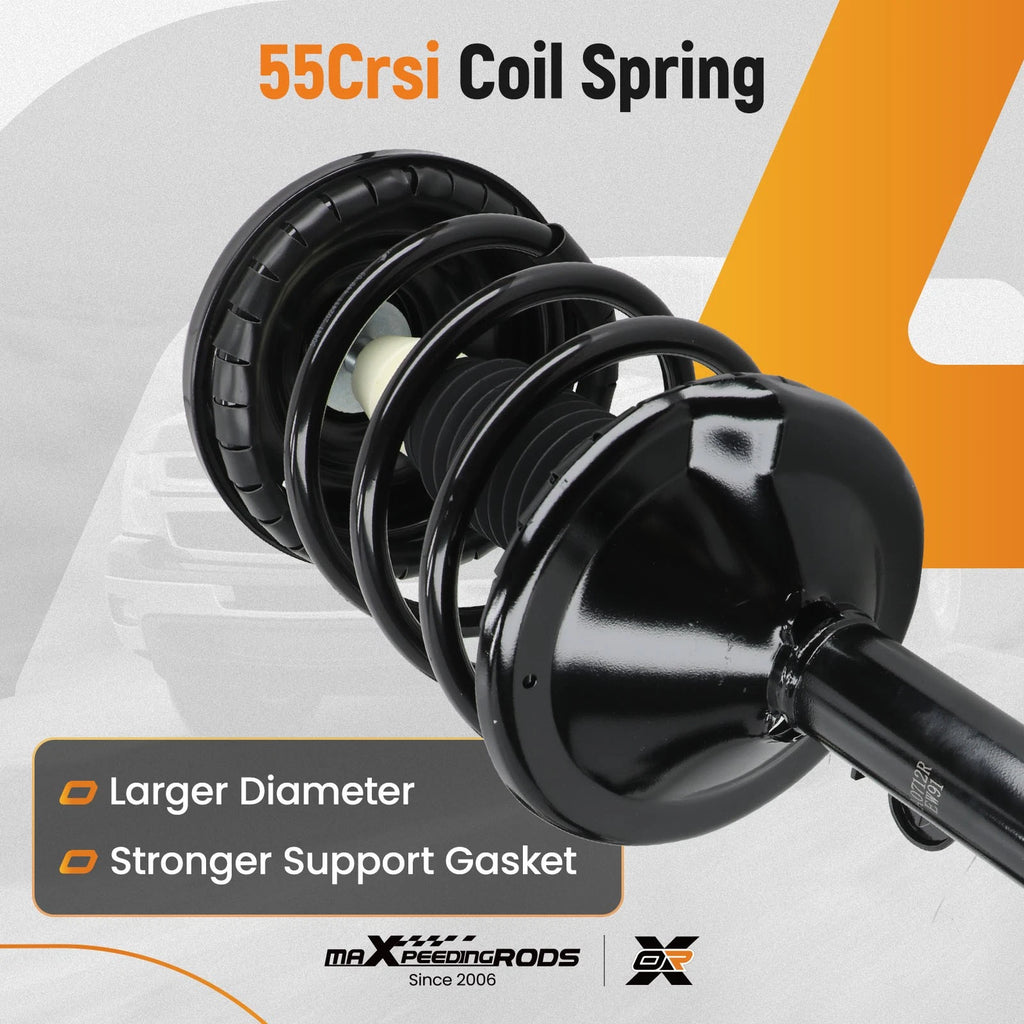 Front Complete Struts & Coil Spring Assembly Pair for Honda Pilot (2003-2008)