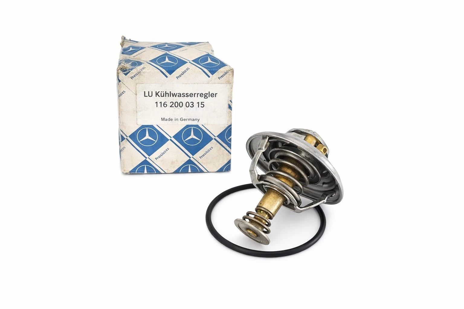 Genuine OEM Engine Coolant Thermostat for Mercedes-Benz 420SEL, 500SL (1986–1991) 1162000315