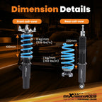 24 Way Damper Coilover Suspension Kit for Honda Civic (2016–2021)