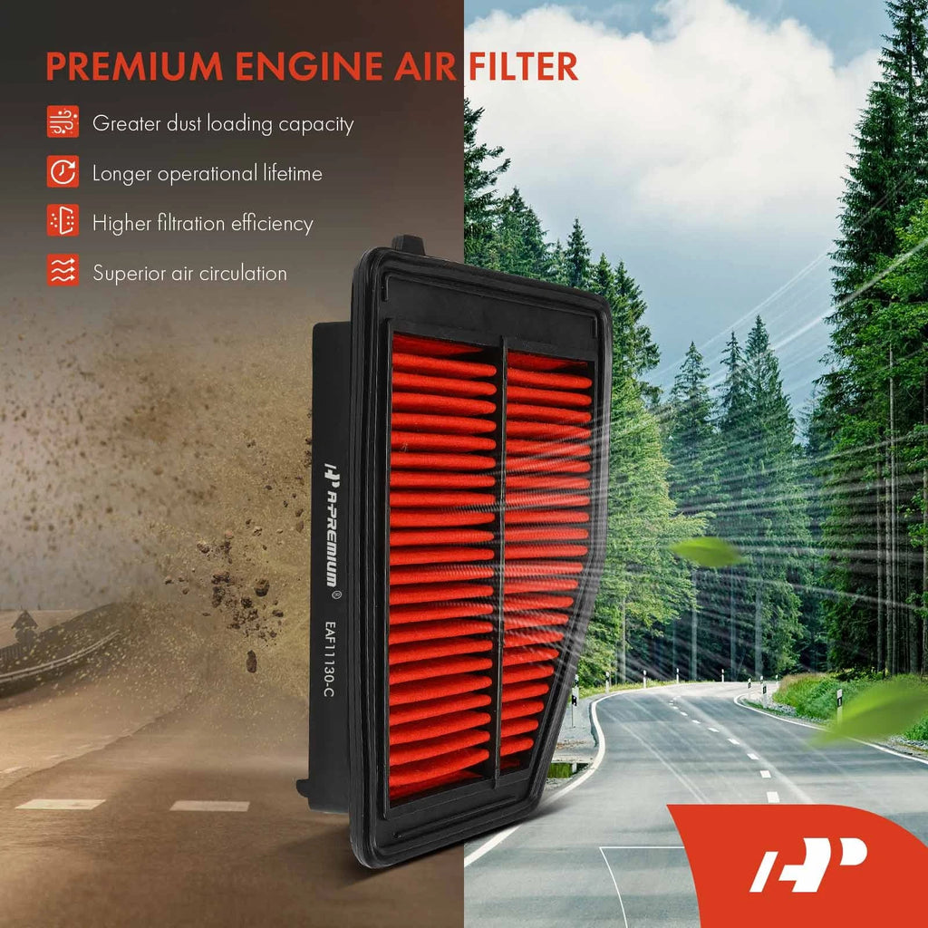 2X Performance Engine Air Filter for Honda Civic (2012-2015)