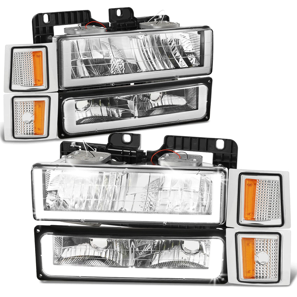 LED Headlight & Bumper Signal & Corner Lamps for Chevy C/K (1994–2000)