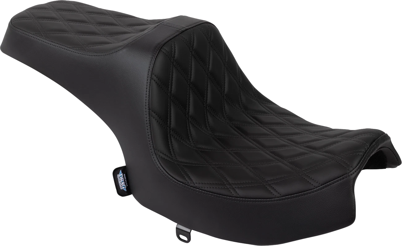 Predator III Seat for Harley-Davidson (2014–2023) - Solar Leather, Double Diamond
