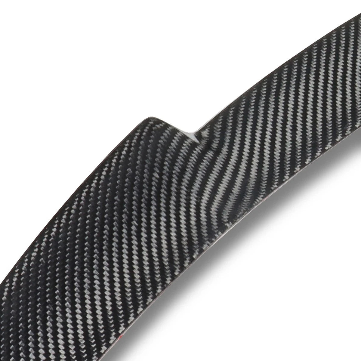 Glossy Carbon Fiber Rear Trunk Lip Spoiler Wing for Tesla Y (2020–2022)