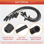 6X Spark Plug Wire Ignition Coil Cable No. 12192470 for Buick LeSabre Lucerne (2000–2011)