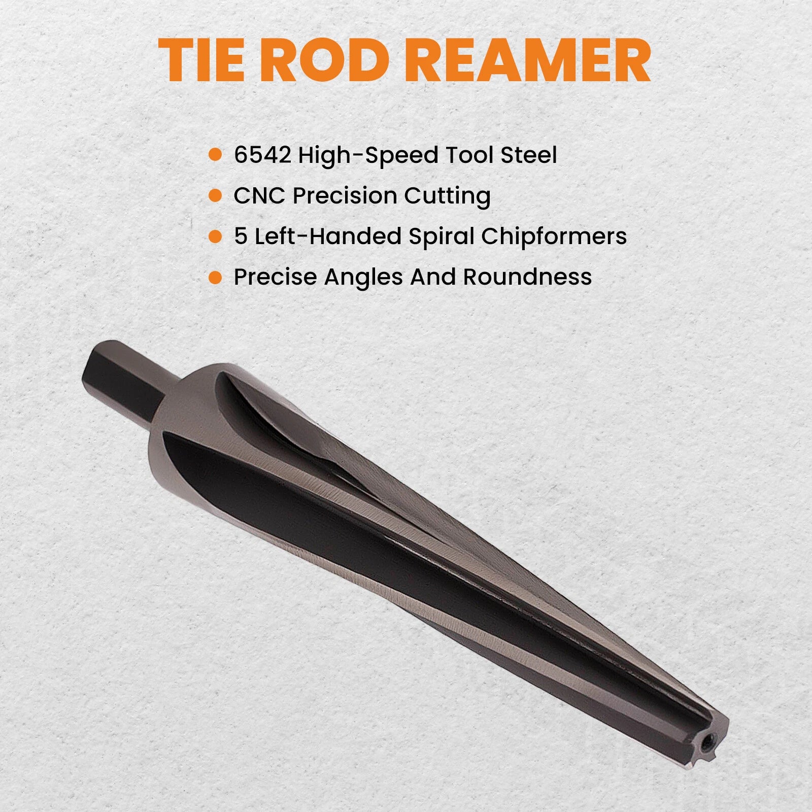 Tapered Ball Joint & Tie Rod End Reamer for Fit 7 Degree (1-1/2")
