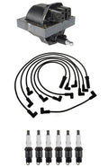 Ignition Wires & Coil with 6 Spark Plugs Kit for GMC Oldsmobile Chevrolet (V6)