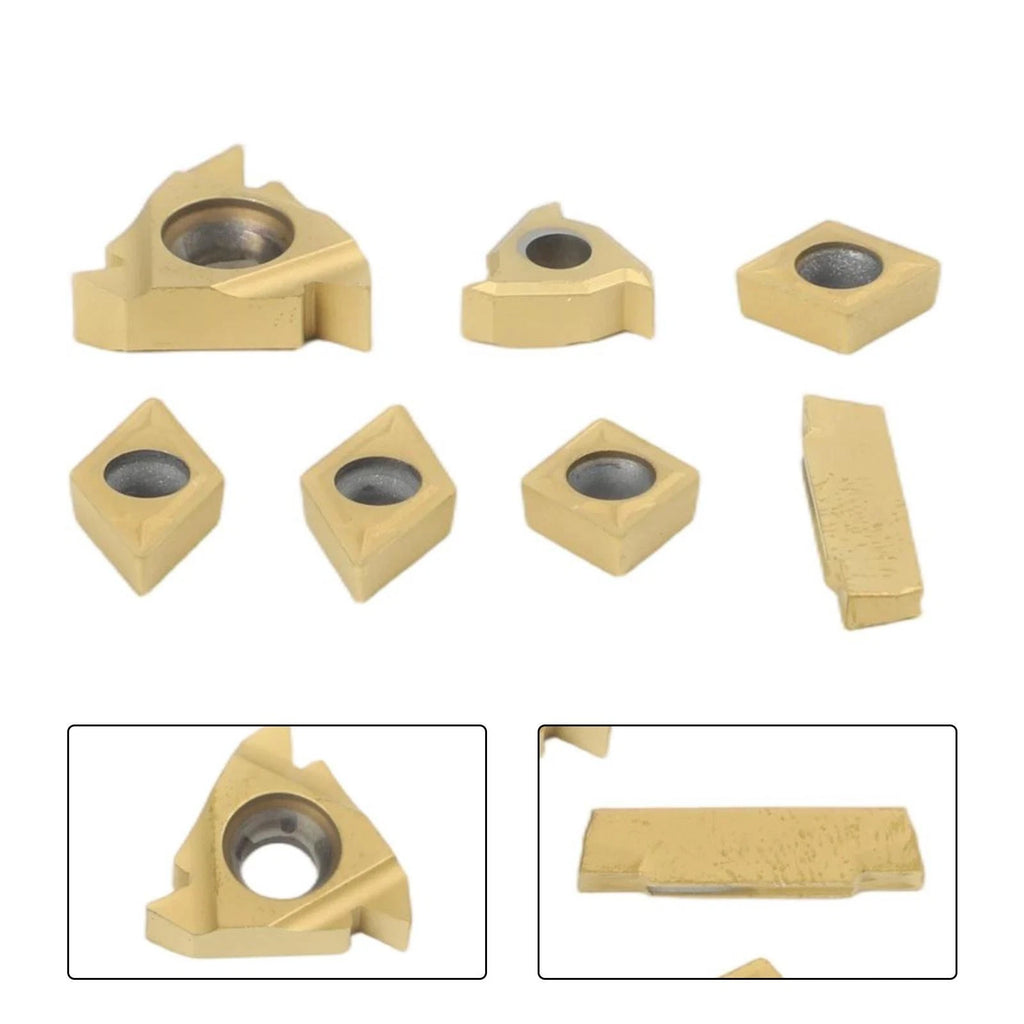 Set of 7 CCMT060204 Inserts for 12mm Shank Bar Bore
