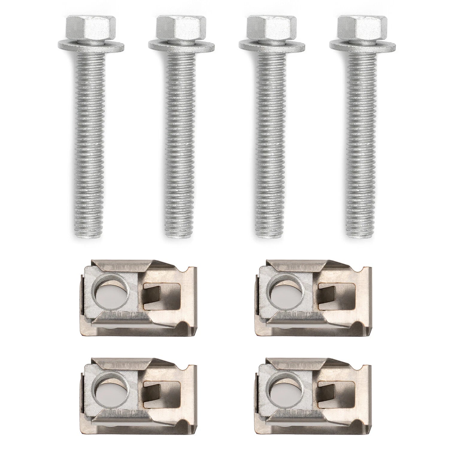 Set of 4 Exhaust Manifold Bolts U Nuts Kit 03442 for Dodge Ram 1500