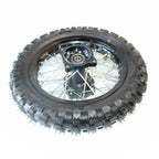 15mm Axle Rear Wheel Rim + Tyre for PIT PRO Dirt Bike (10")