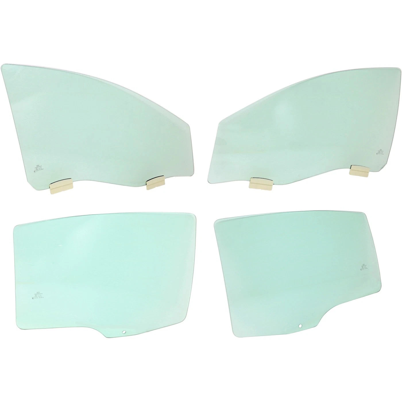 Set of 4 Door Glass for Chevrolet Malibu (2008–2012)