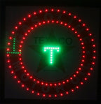 LED Lighted Texaco Gasoline Motor Oil Sign for Man Cave Garage Shop