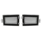 Pair Rear License Plate Light Lens for Jeep Grand Cherokee (2005–2010)