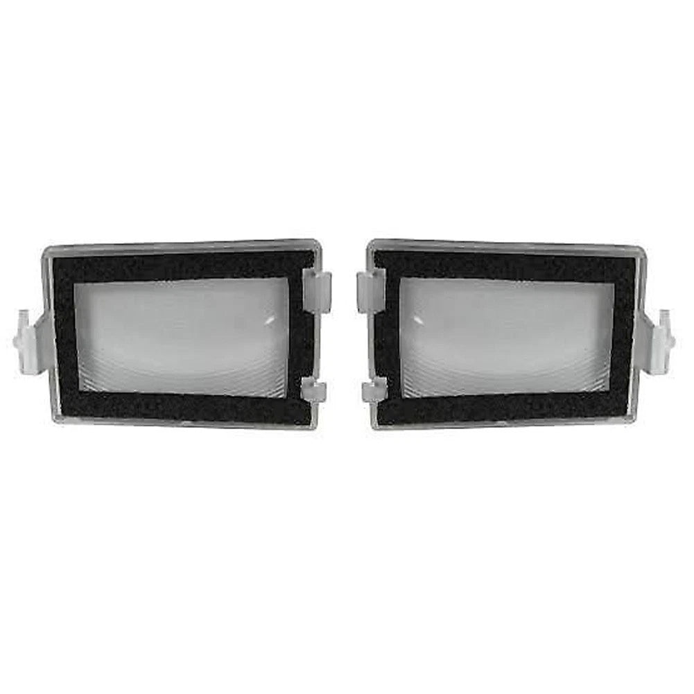 Pair Rear License Plate Light Lens for Jeep Grand Cherokee (2005–2010)