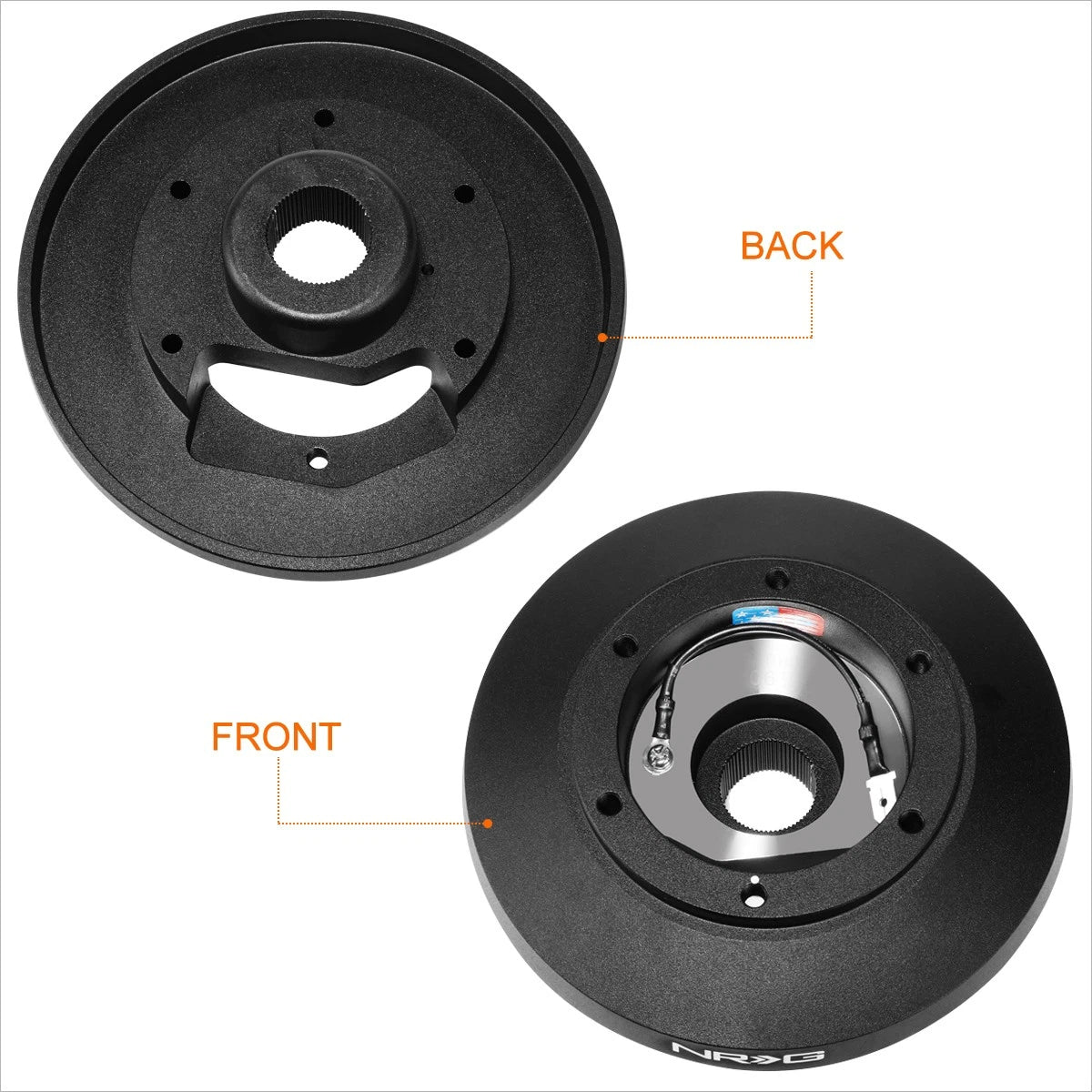 NRG SRK-E90H Billet Aluminum Steering Wheel Hub Adapter for BMW 3-Series (2006–2012)