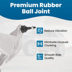 2X Front Lower Control Arm Ball Joint Assembly for Cadillac CTS (2003–2019)