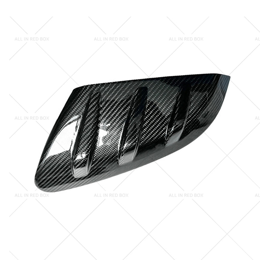 2X Carbon Fiber Side Mirror Cover Caps for Honda Civic (2016–2021)