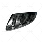 2X Carbon Fiber Side Mirror Cover Caps for Honda Civic (2016–2021)
