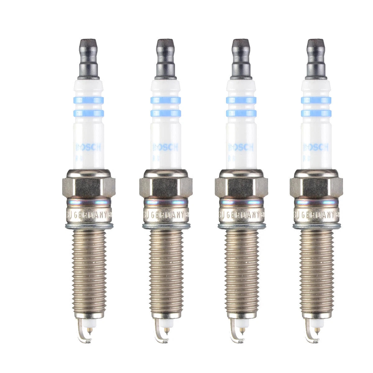 Set of 4 Bosch OE Double Iridium Spark Plugs for Elantra Rondo Soul