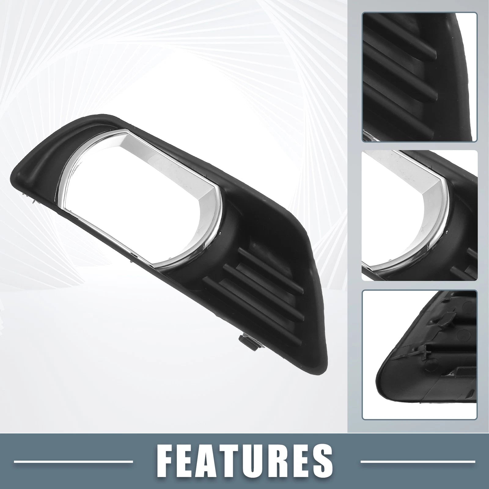 Set of 2 Fog Light Grille Covers for Toyota (NO.5212706040/5212806040)