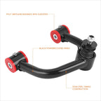 J2 Black Front Upper Control Arms w/ Ball Joint for Toyota Tundra Sequoia (2000–2007)