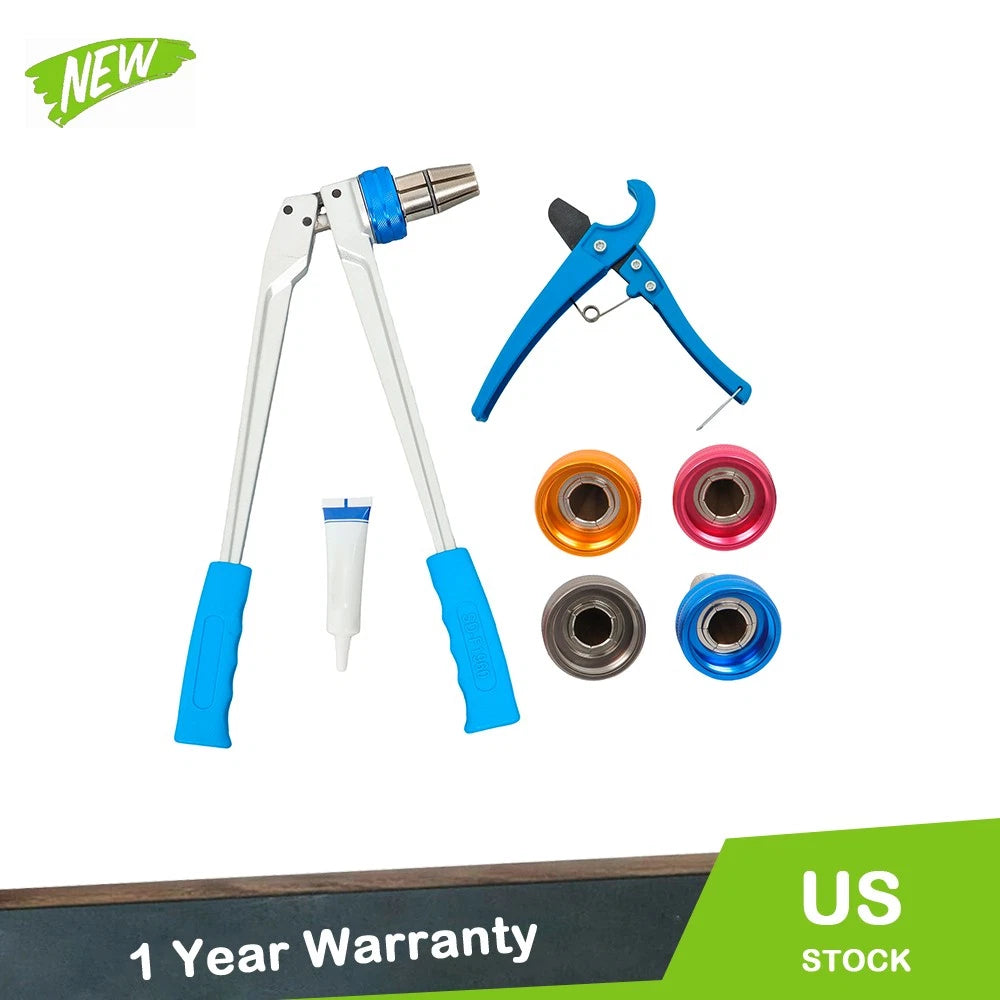 PEX Pipe Expander Tool Kit for Manual Expansion (1/2")
