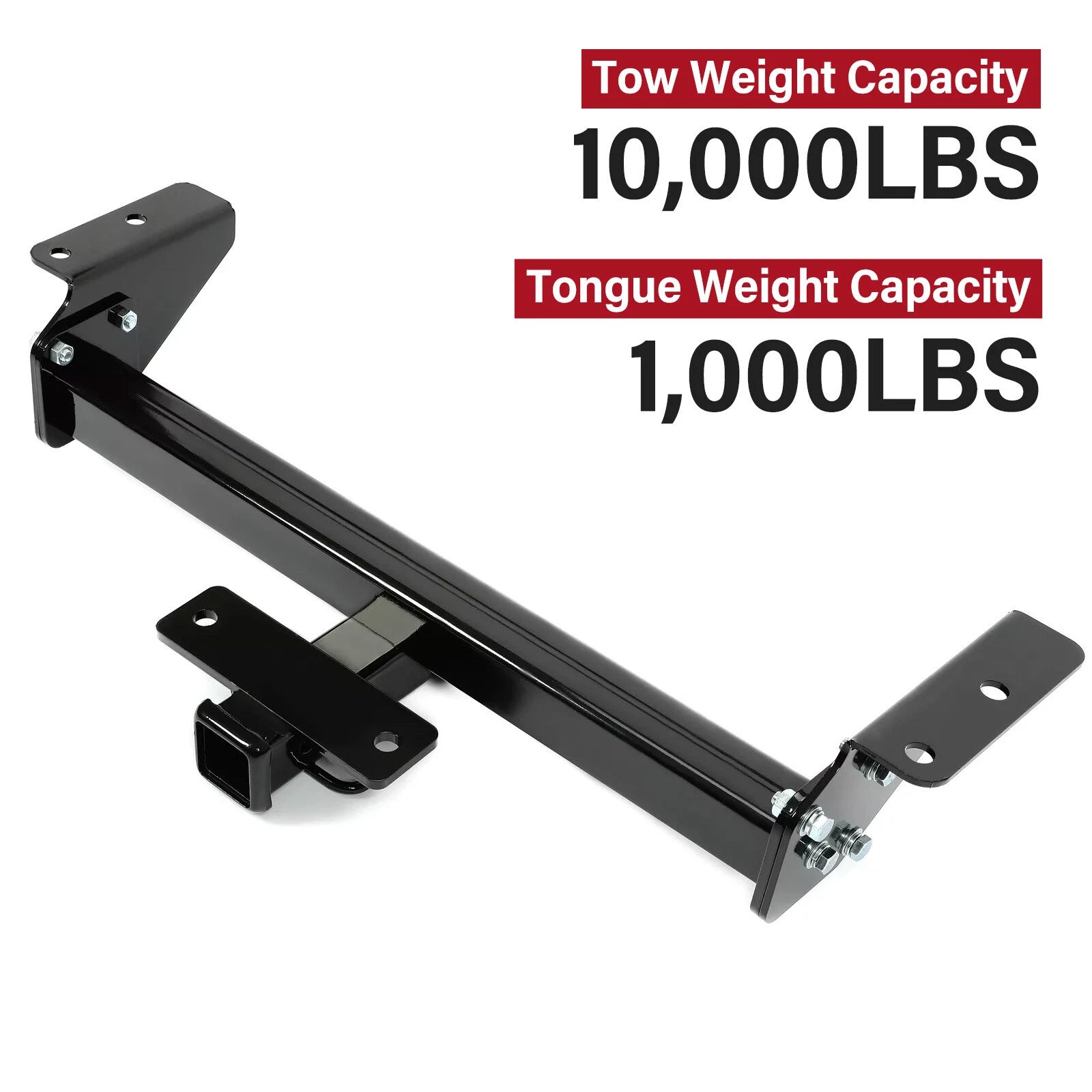 Class 4 Trailer Rear Bumper Tow Hitch Receiver 2" for Toyota Tacoma (2016–2023)