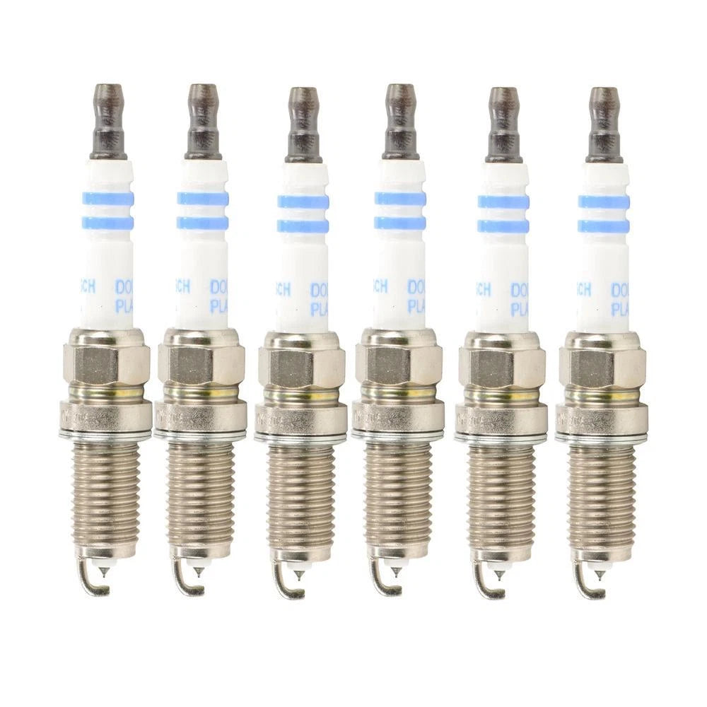 Set of 6 Bosch Double Iridium Spark Plugs for Ford Jaguar Toyota V6