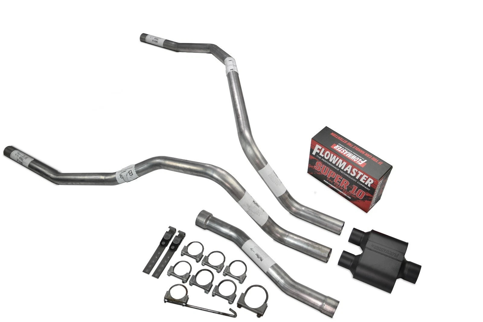 Dual Exhaust 2.5" Flowmaster Super 10 for Nissan Titan (2004–2006)