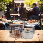 1L Camping Kettle with Sturdy Handle