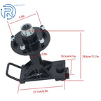 5×5.5 Lug Wheel and Spindle Kit for Shipping Container (Pair)