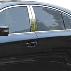Luxury FX Stainless Steel Pillar Post Trim 4pc for Subaru Legacy (2015–2019)