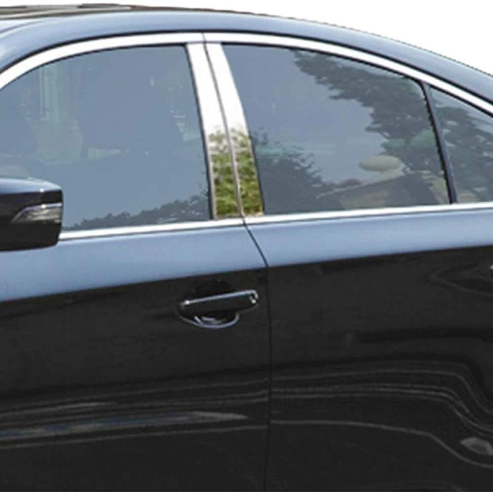 Luxury FX Stainless Steel Pillar Post Trim 4pc for Subaru Legacy (2015–2019)