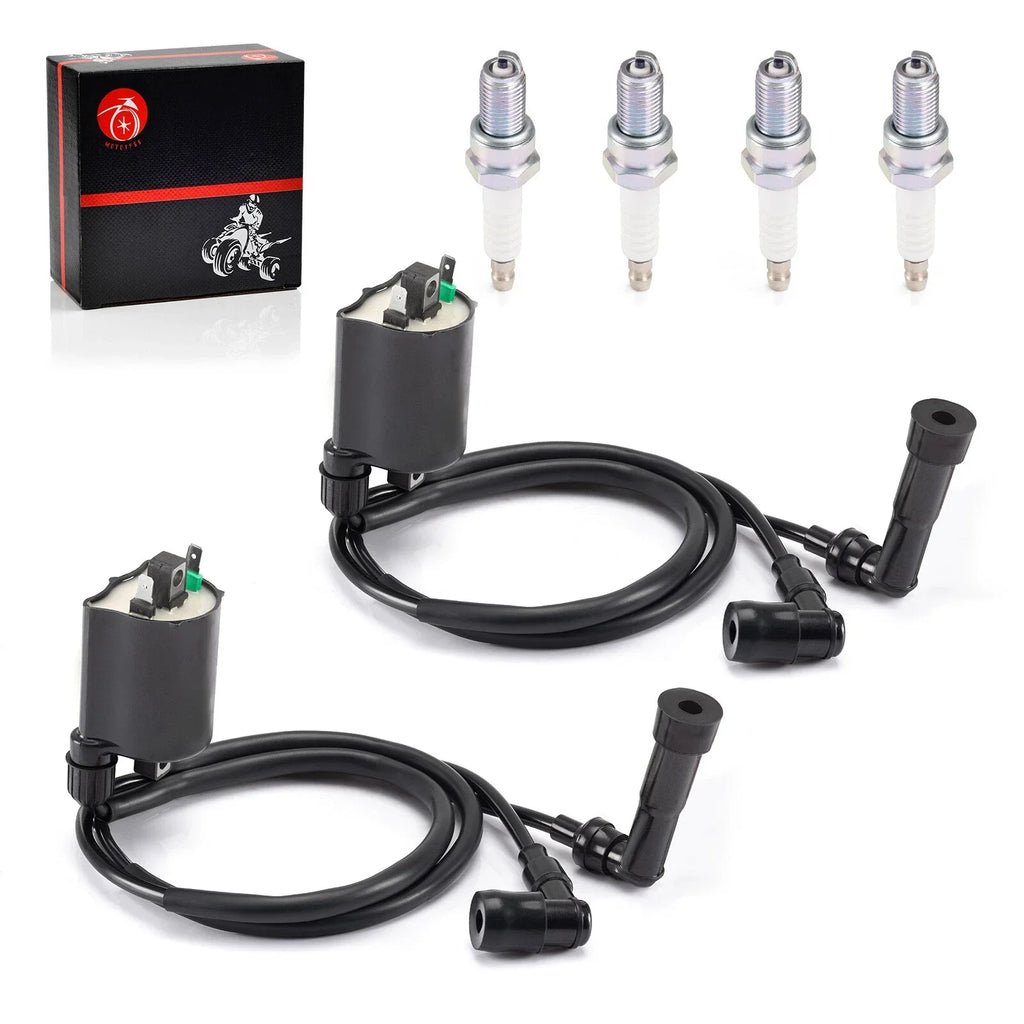 2PCS Ignition Coils for Kawasaki VN1500 Vulcan 1500 VN1500L Nomad (2000–2004)