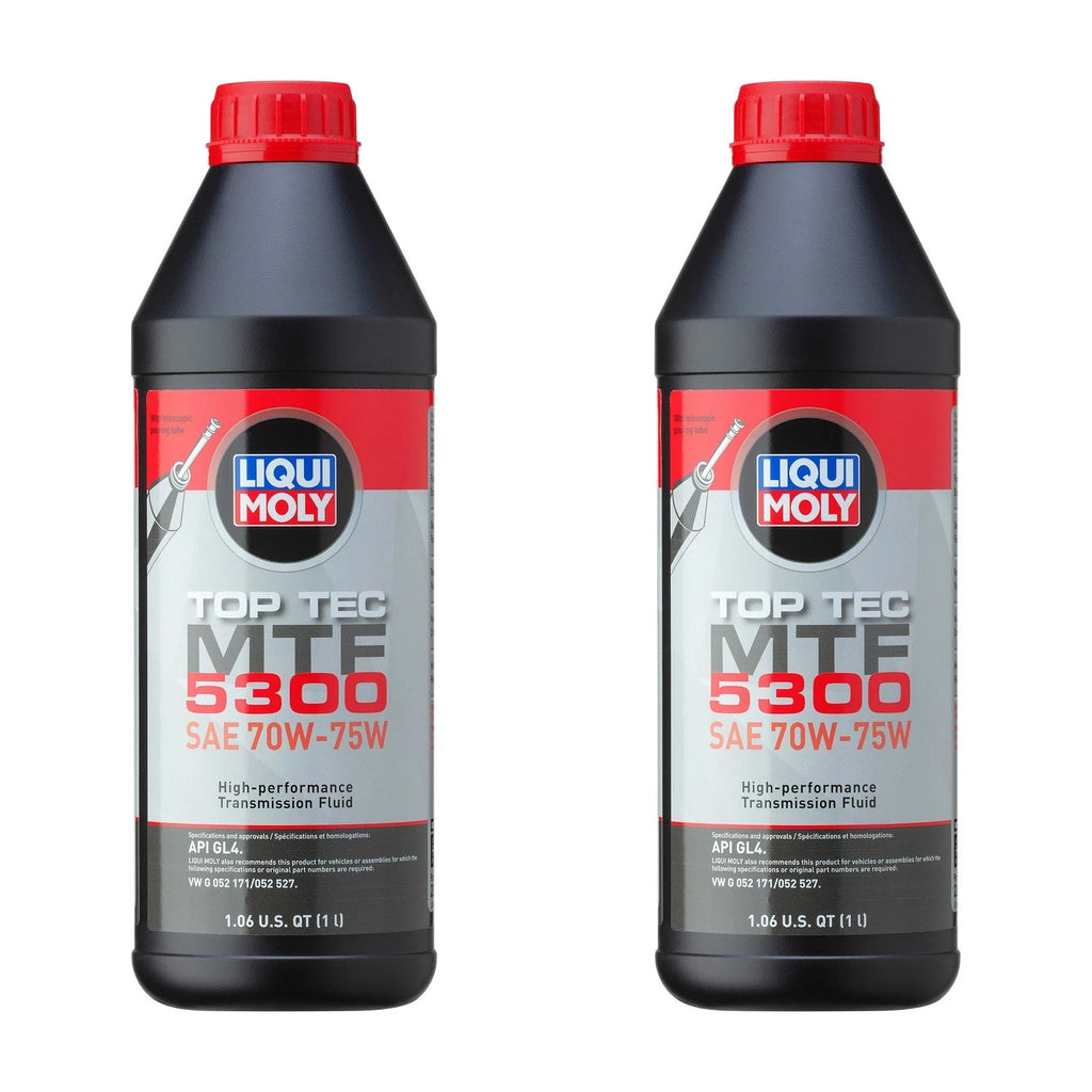 Set of 2 Liqui Moly Top Tec MTF 5300 70W-75W Gear Oil (1L each)