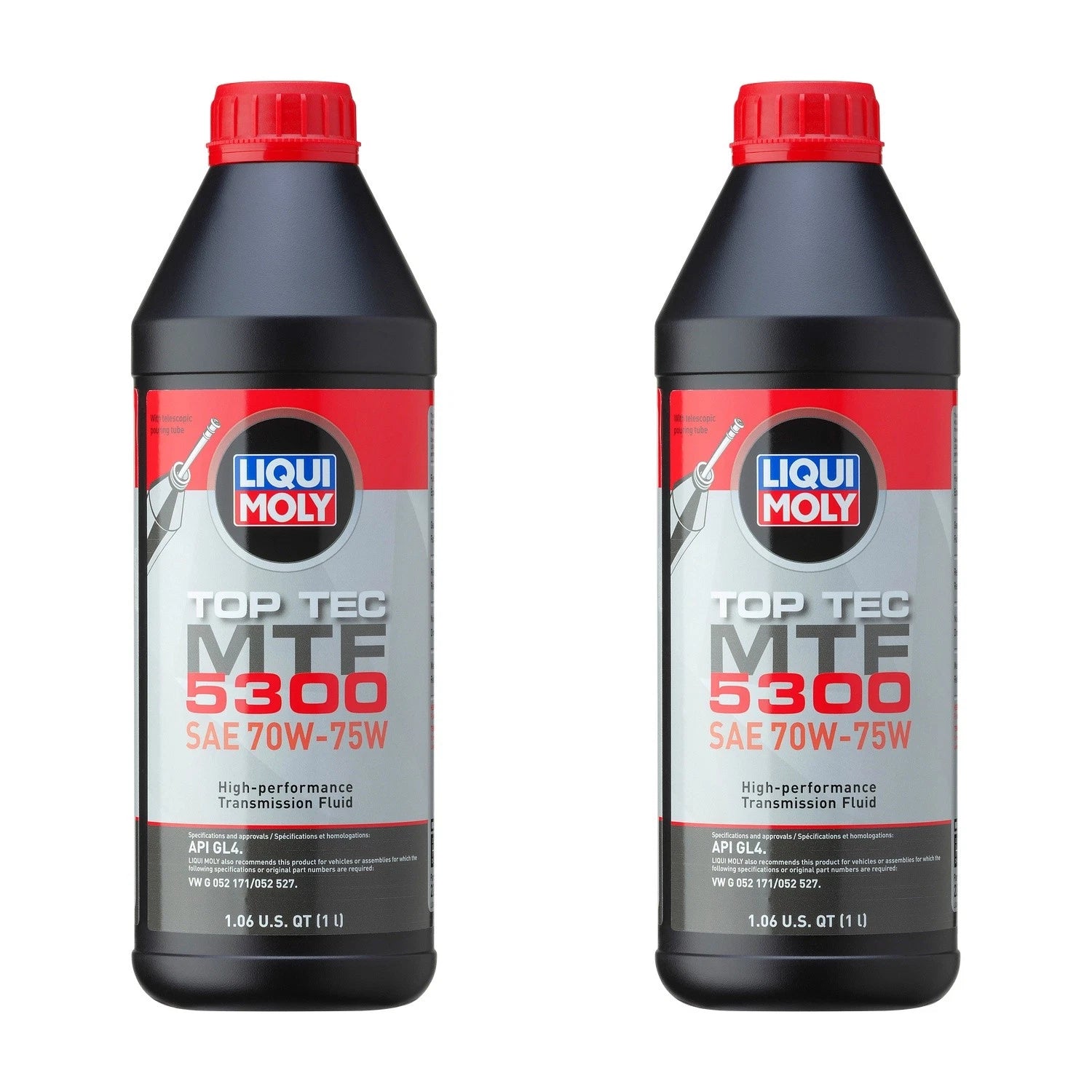 Set of 2 Liqui Moly Top Tec MTF 5300 70W-75W Gear Oil (1L each)
