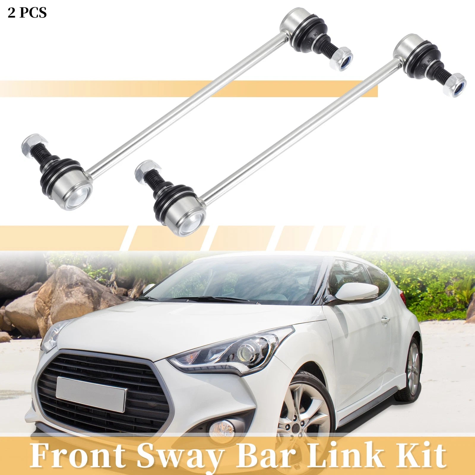 2pcs Front Stabiliser Sway Bar Link for Hyundai Elantra (2007–2010) No.K750032