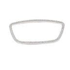 Steering Wheel Trim Cover Sticker for Audi Q7 (2007–2015) Silver Tone