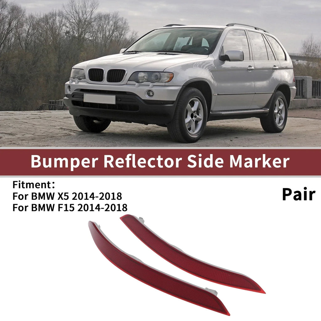 1 x Pair Rear Left Rear Right Bumper Reflectors for BMW X5