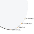 Right Heated Mirror Glass for Volkswagen Tiguan (2009–2017)