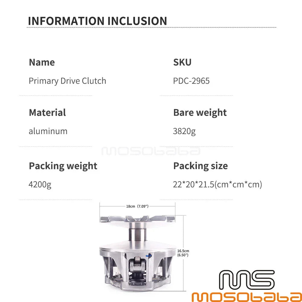Primary Drive Clutch for Polaris Ranger Crew 500 (2011-2013)